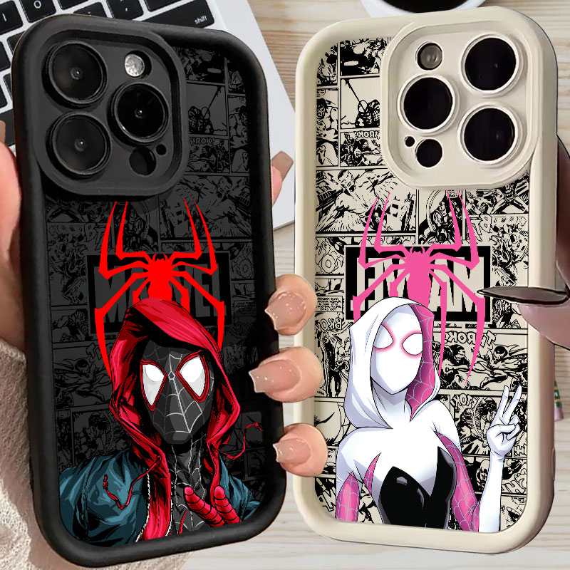 Phone Cases For Iphone 17 - Spiderman Miles Morales Gwen Marvel Comics