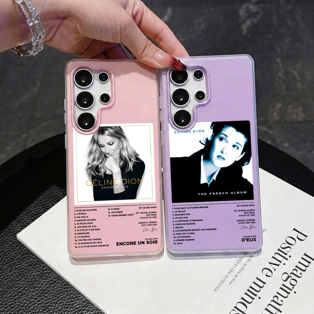 Phone Cases With Card Holder - Singer C-Celine D-Dion Telefoonhoesje 2-in-1 Afneembaar