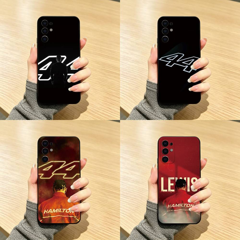 Phone Cases Hamilton - Sport 44 L-Lewis H-Hamilton-S Telefoonhoesje Zwart