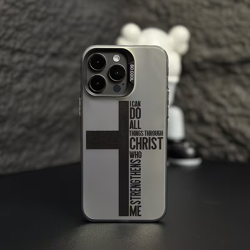 Phone Cases For Iphone 17 - Anti-vingerafdruk Cross Bible telefoonhoesje voor iPhone