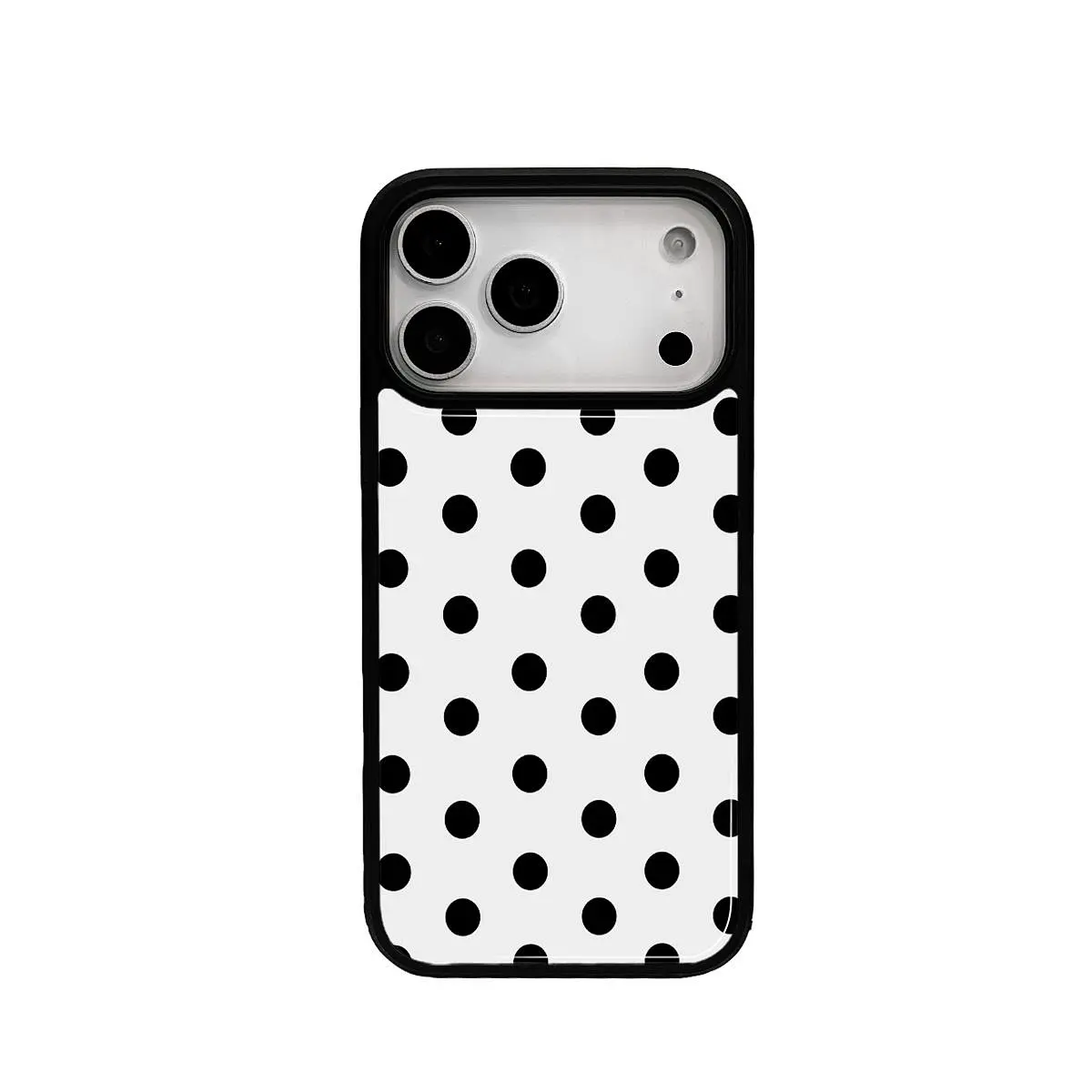 Phone Cases Drop Proof - Minimalistische witte en zwarte stippen drop