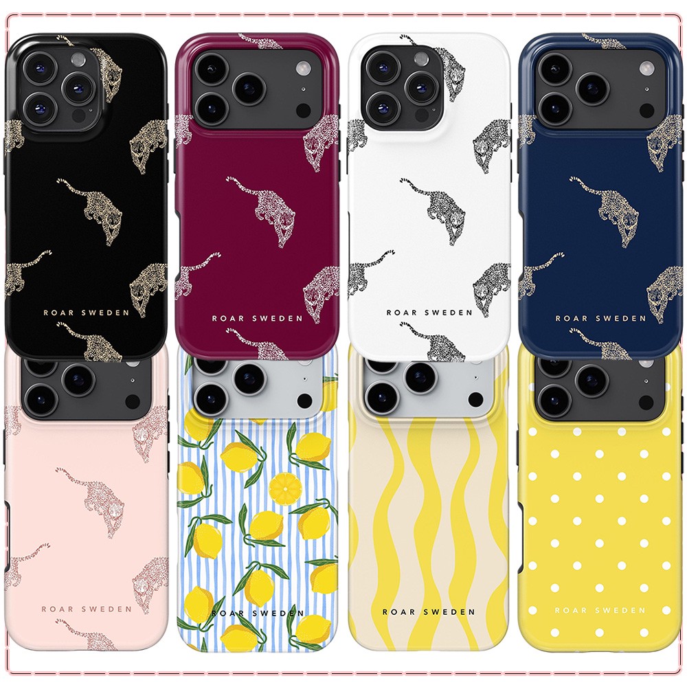 Phone Cases Sweden - Roar Sweden Gele Golf Telefoonhoesje voor