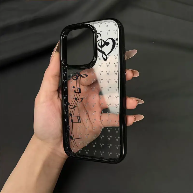 Phone Cases Girls - Nieuwe schattige INS-stijl cartoon meisje muzieknoot