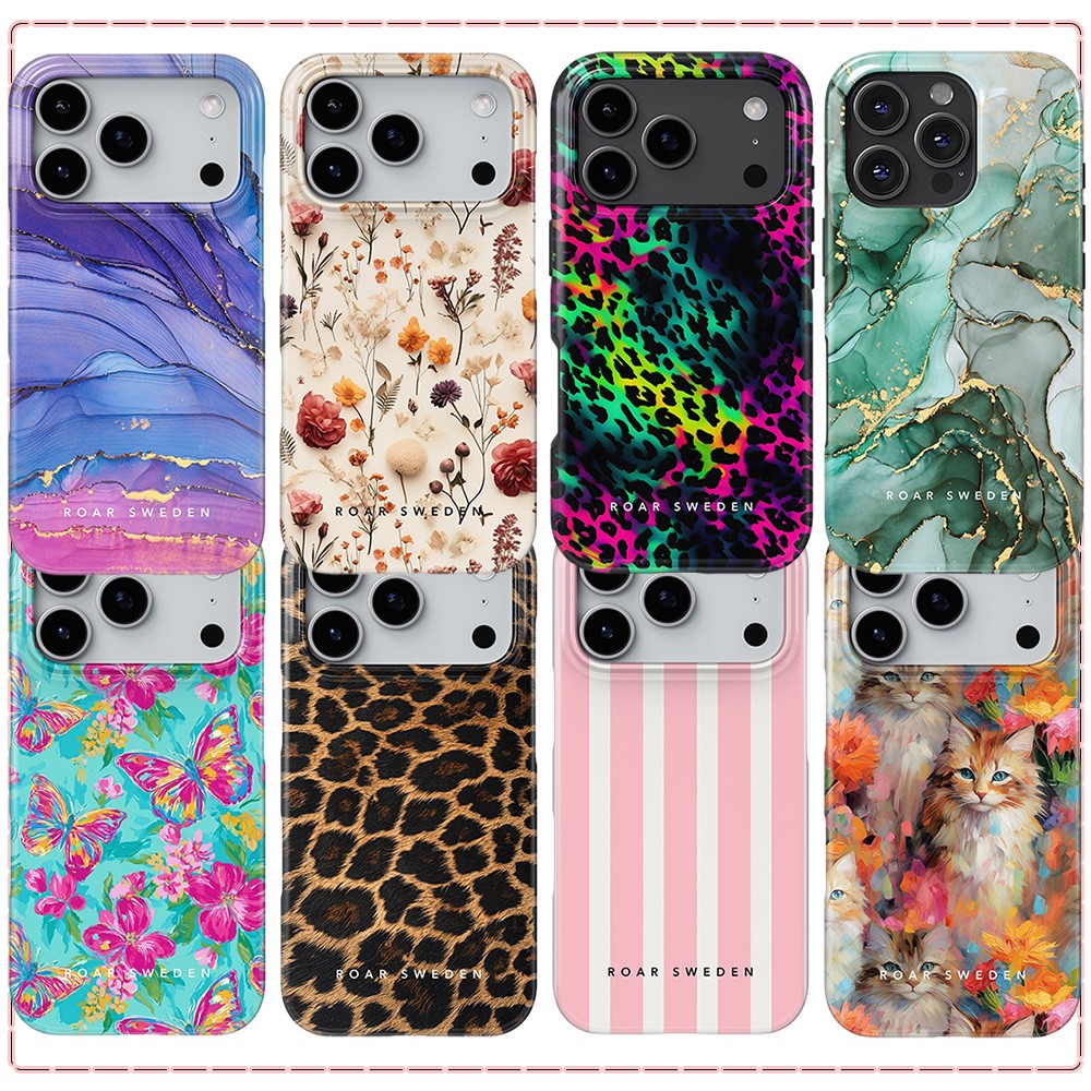 Phone Cases Sweden - Roar Sweden Roze Streep Telefoonhoesje voor
