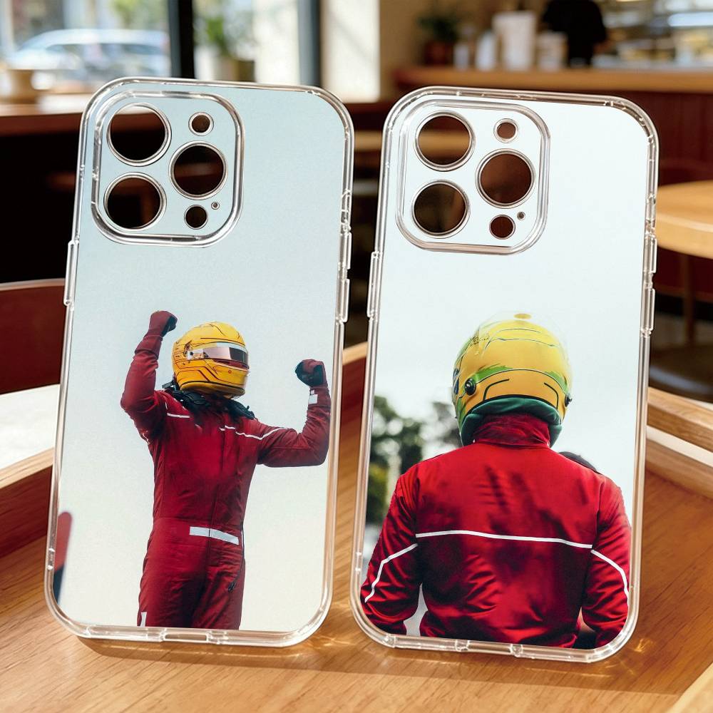 Phone Cases Hamilton - 44 L-Lewis H-Hamilton Telefoonhoesje Transparant Siliconen