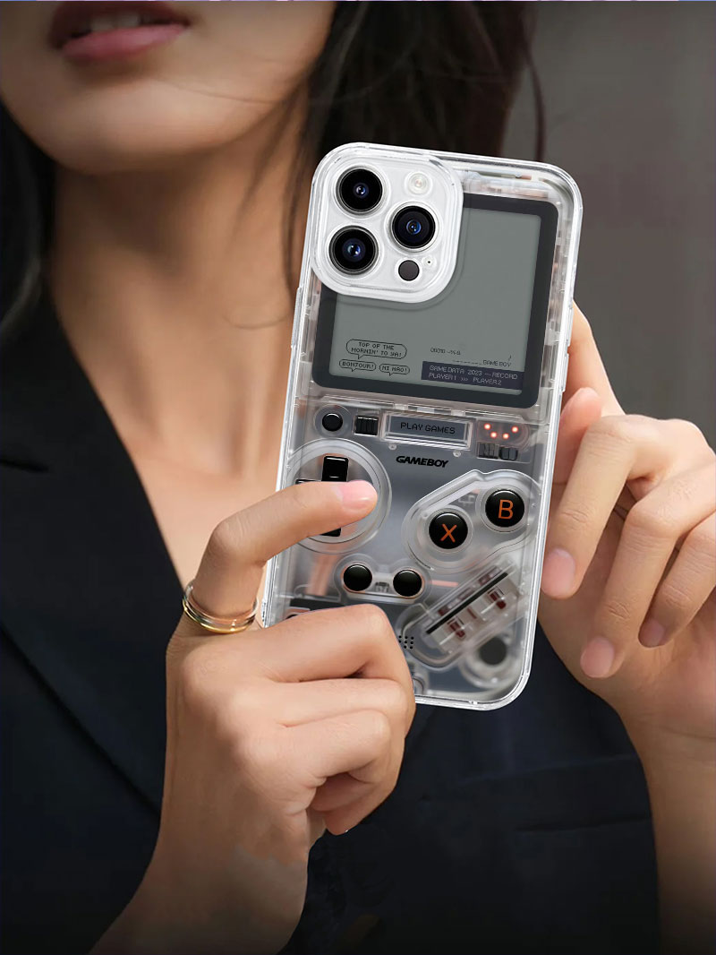 Clear PC Game Machine Patroon  - Phone Cases Transparent recensie en prijs