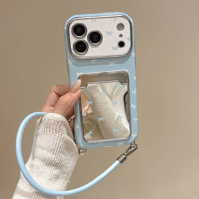 Schattige strik spiegelkaart h - Phone Cases With Card Holder recensie en prijs
