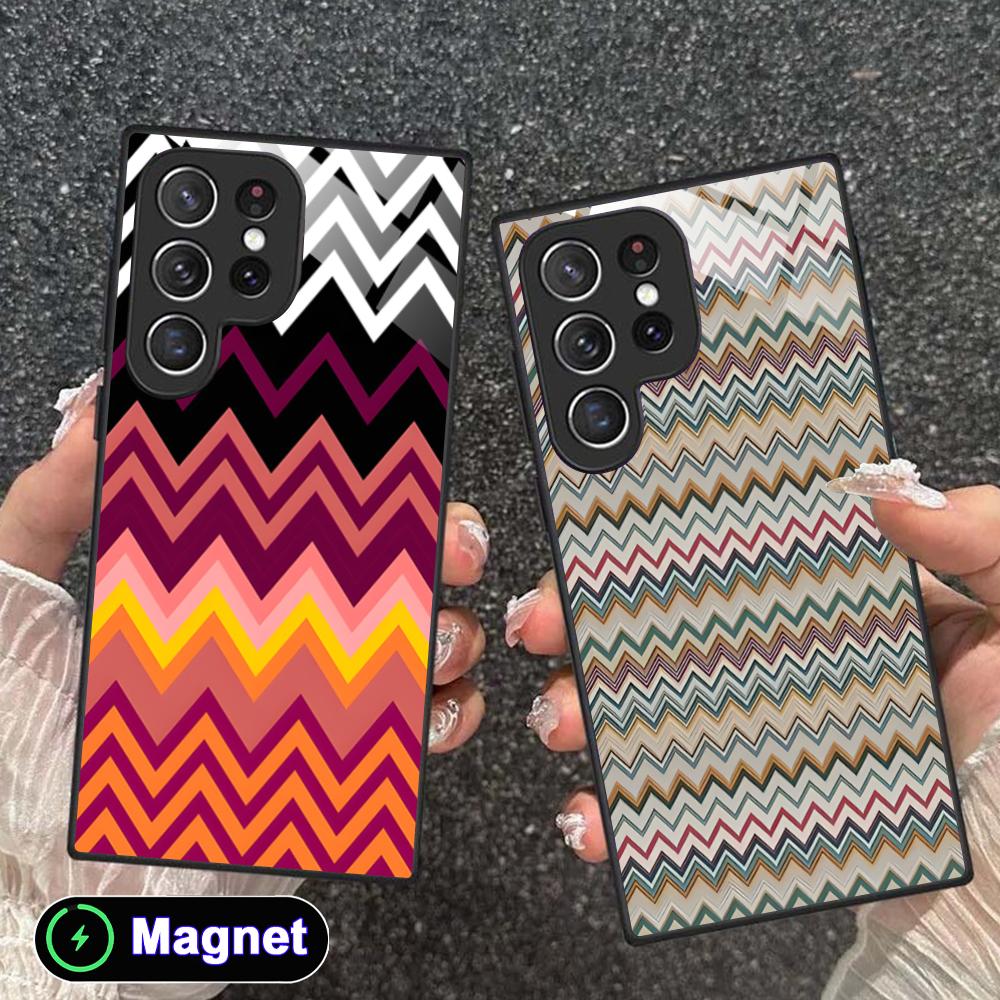 Modegolf Streep Telefoonhoesje - Phone Cases With Magnet recensie en prijs