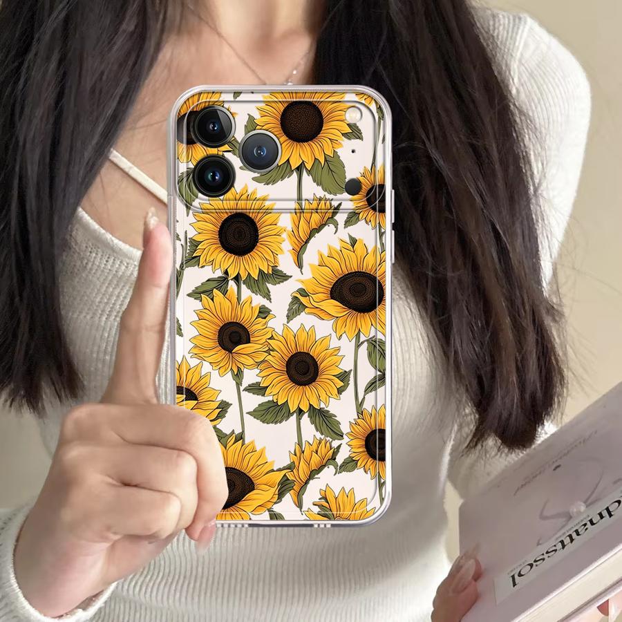 Schattig zonnebloempatroon hoe - Phone Cases For Iphone 17 recensie en prijs