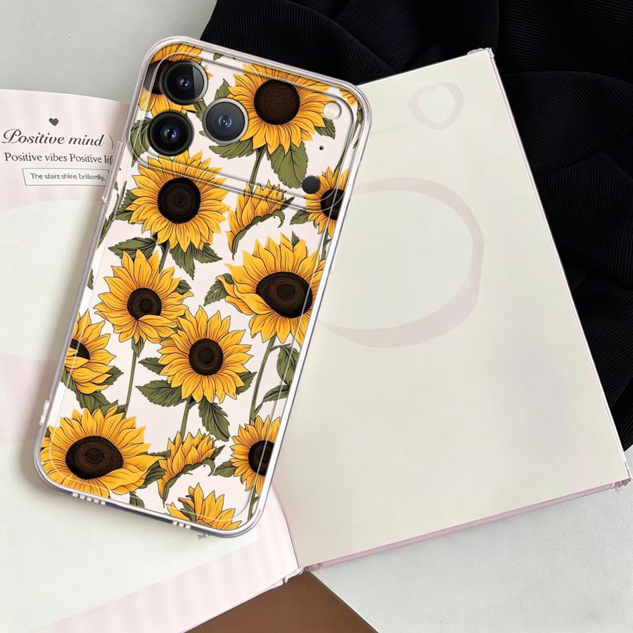 Schattig zonnebloempatroon hoe - Phone Cases For Iphone 17 recensie en prijs
