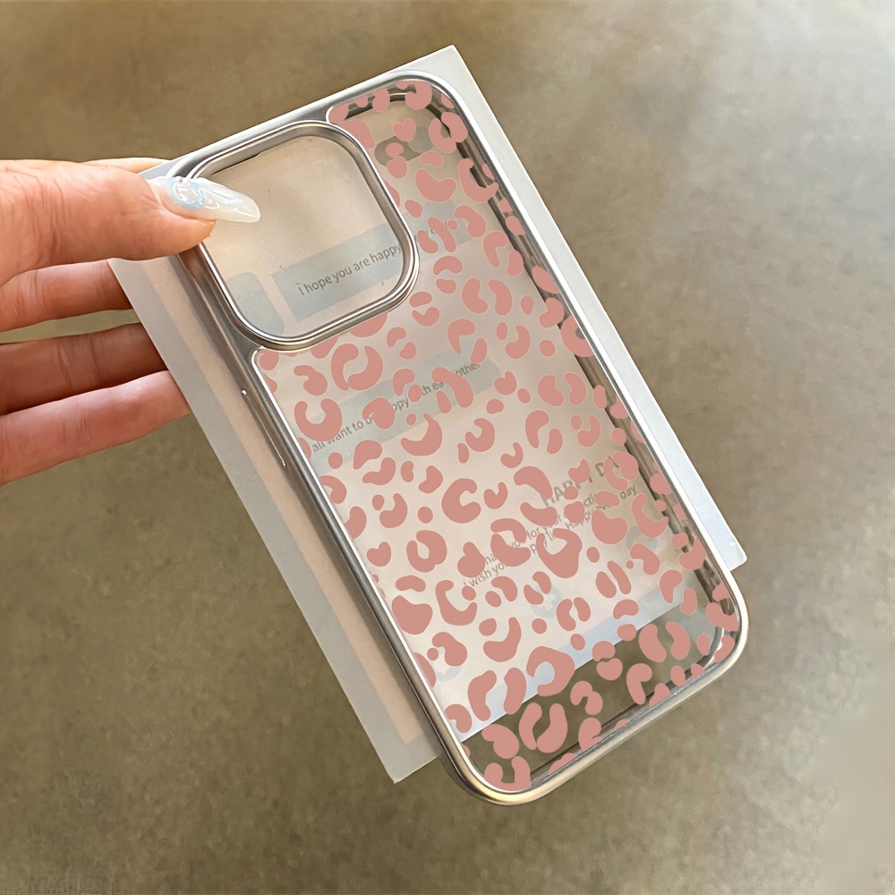 Roze luipaardprint elektrolyti - Phone Cases Transparent recensie en prijs