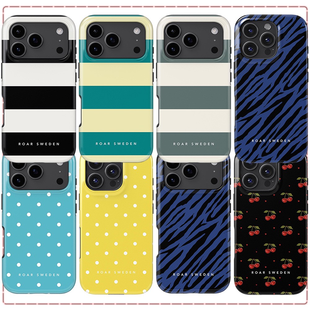 Roar Sweden Blue Polka Telefoo - Phone Cases Sweden recensie en prijs