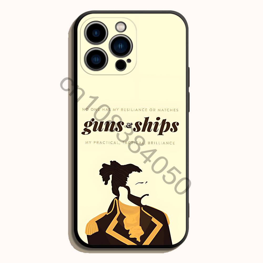 Hamilton Musical Lyrics Zwarte - Phone Cases Hamilton recensie en prijs