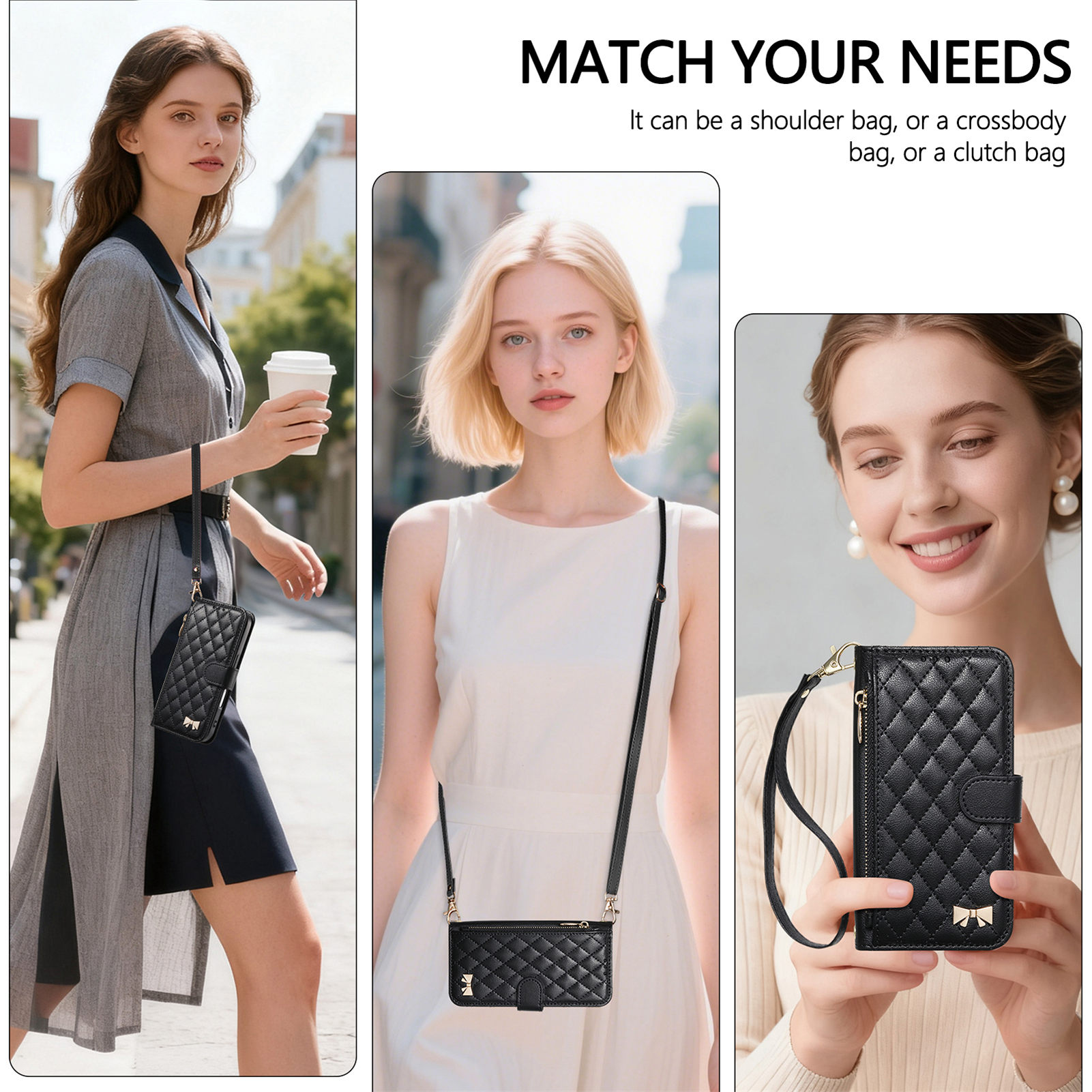 PU Leder Rits Crossbody Polsba - Phone Cases With Card Holder recensie en prijs