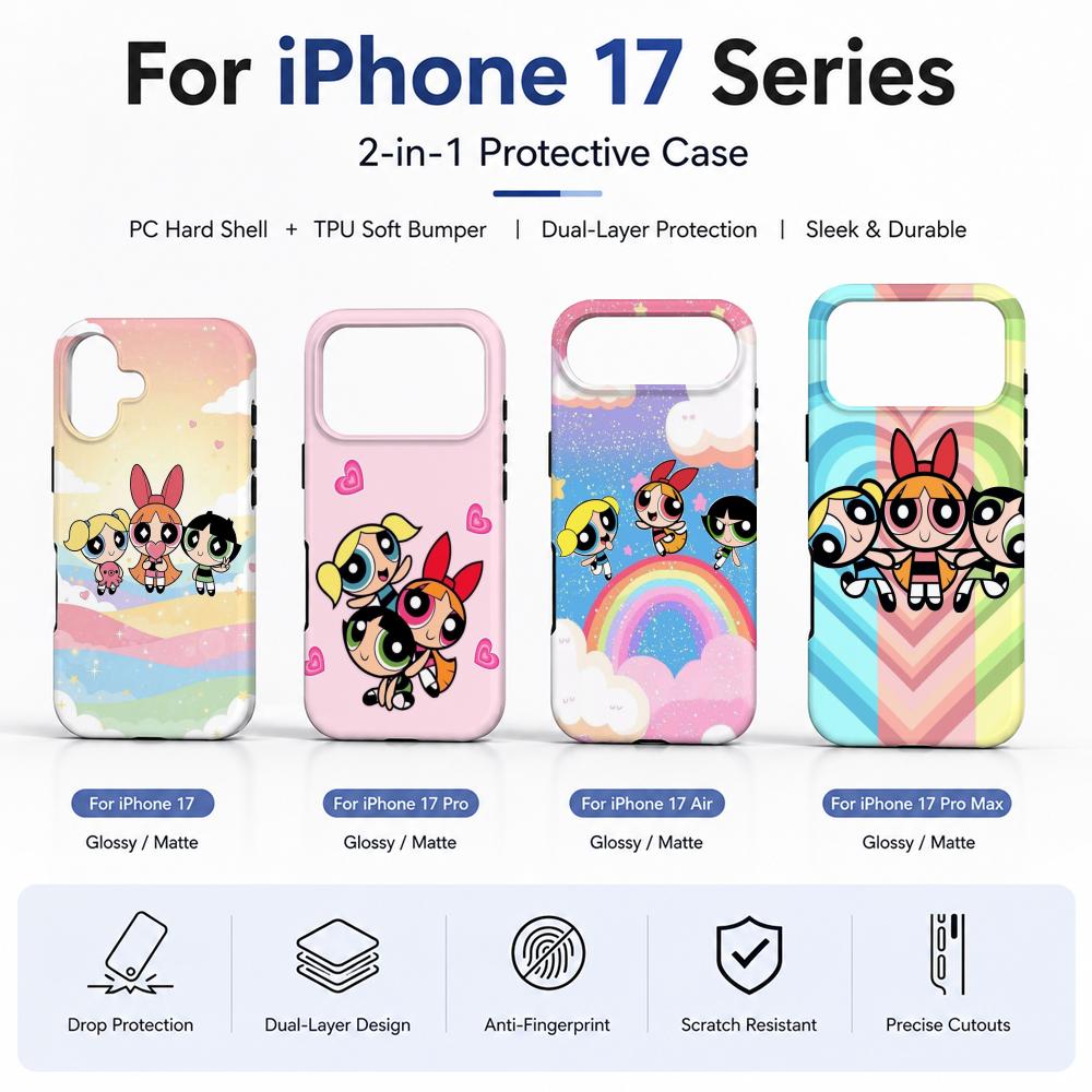 Anime P-Powerpuff Girls Telefo - Phone Cases Girls recensie en prijs