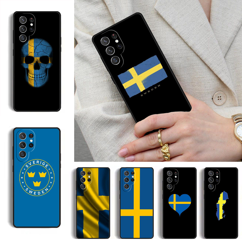 Zweden Vlag Telefoonhoesje voo - Phone Cases Sweden recensie en prijs