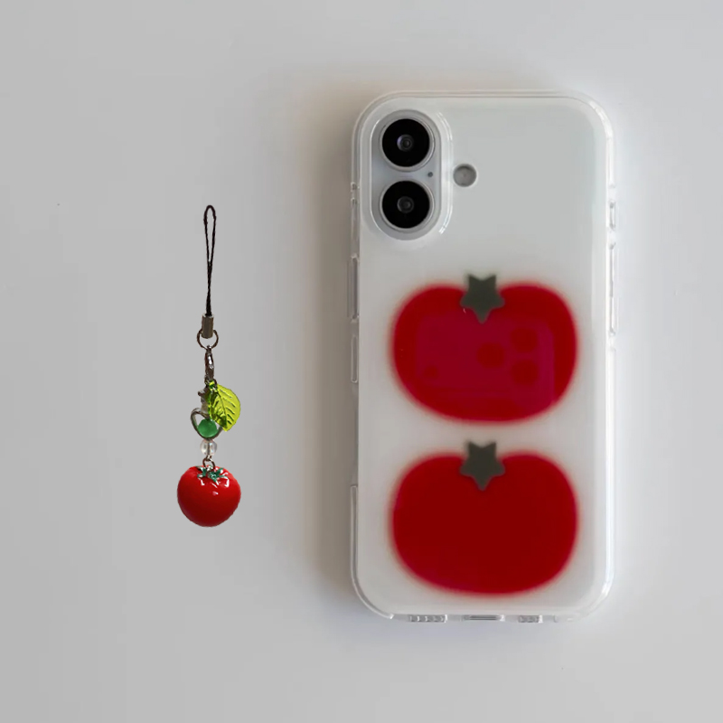Koreaanse Ins Twee Ted Tomaat  - Phone Cases Korea recensie en prijs