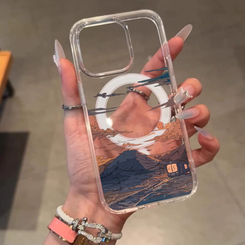 Zonsondergangpatroon Mode Tele - Phone Cases Mous recensie en prijs