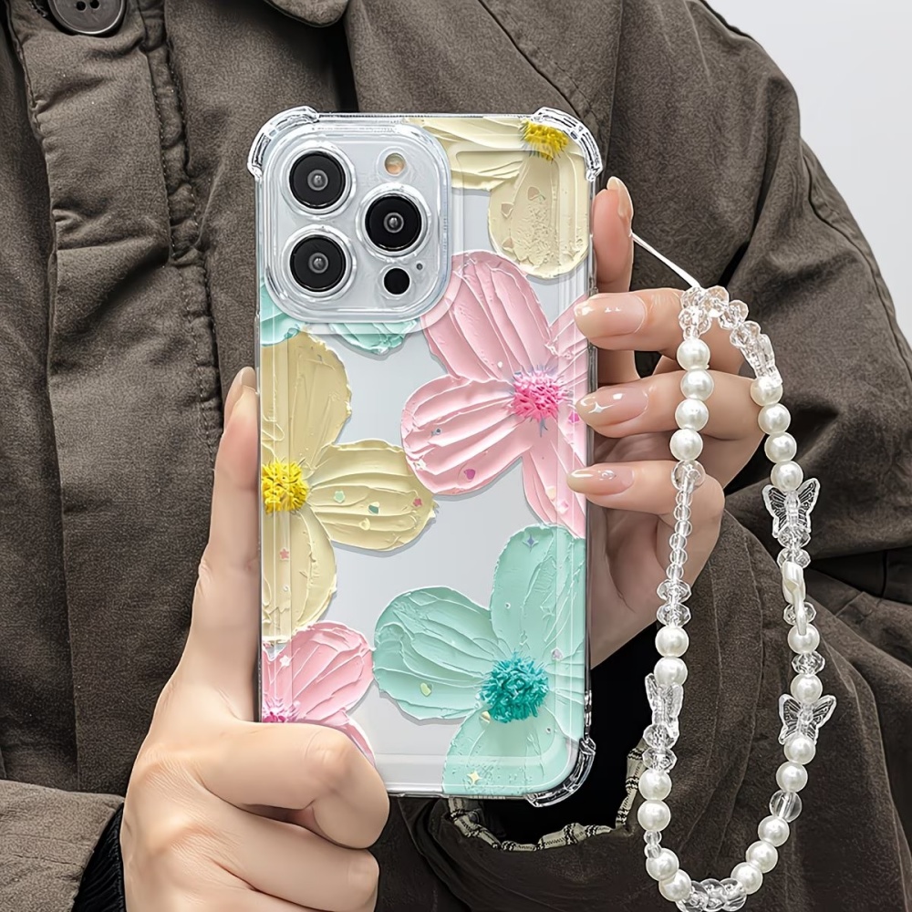 Kleurrijke Bloemen Transparant - Phone Cases Drop Proof recensie en prijs