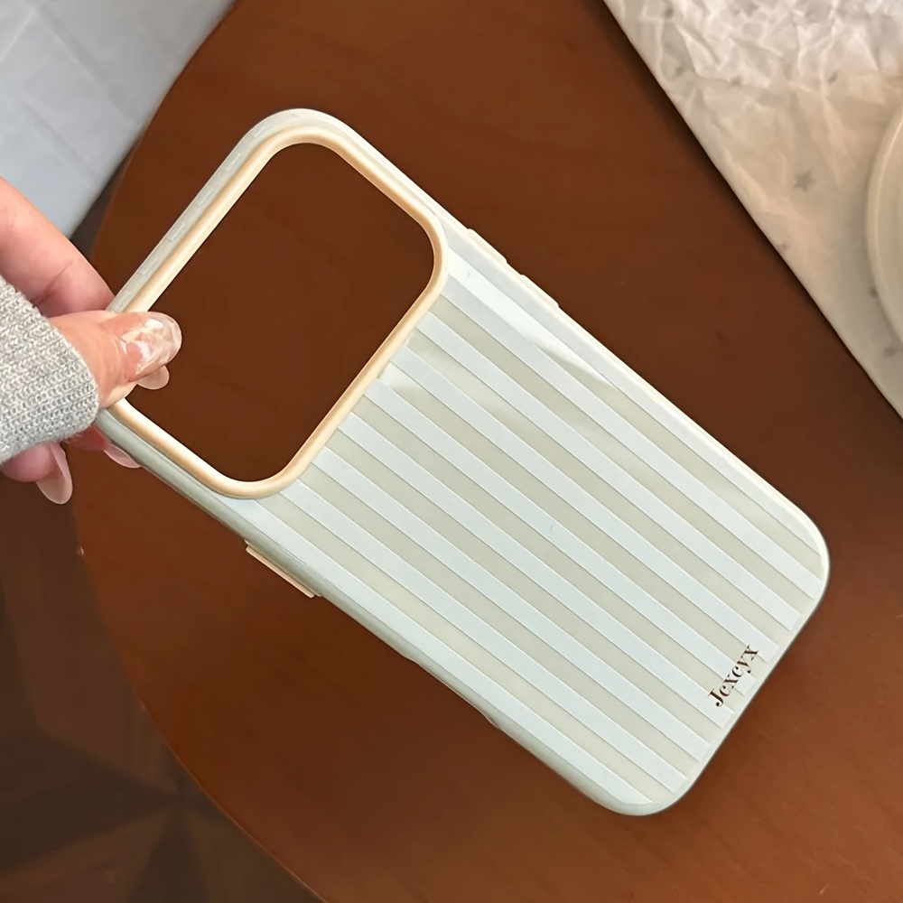 Luxe Koreaanse mode-strepen Ca - Phone Cases Korea recensie en prijs