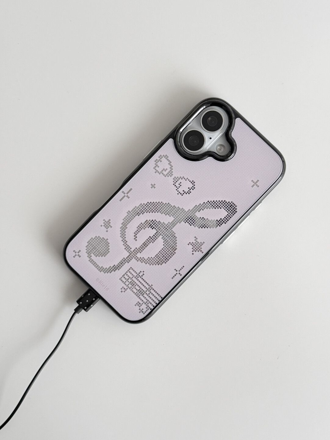INS Koreaans Roze Mozaïek Muzi - Phone Cases Korea recensie en prijs