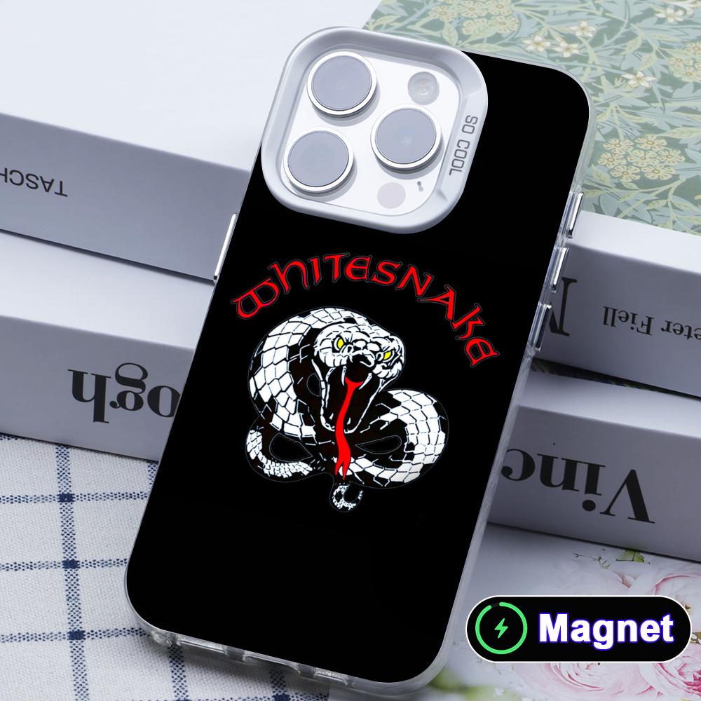Modehuidige witte slang telefo - Phone Cases With Magnet recensie en prijs