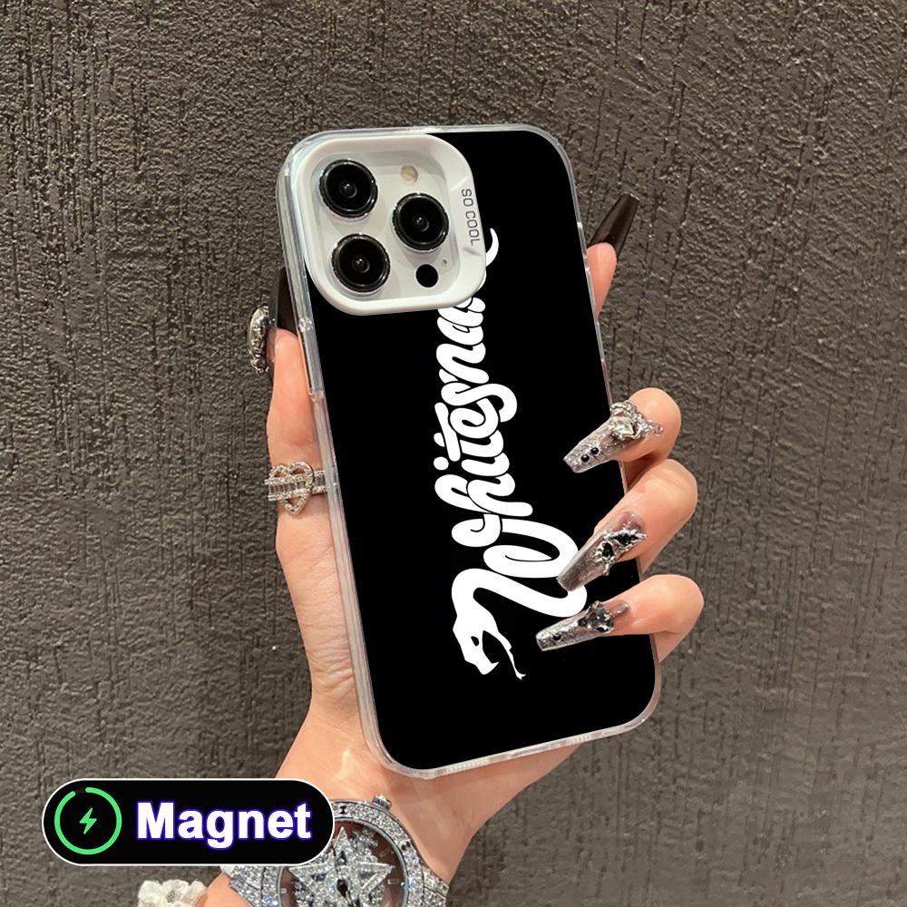 Modehuidige witte slang telefo - Phone Cases With Magnet recensie en prijs