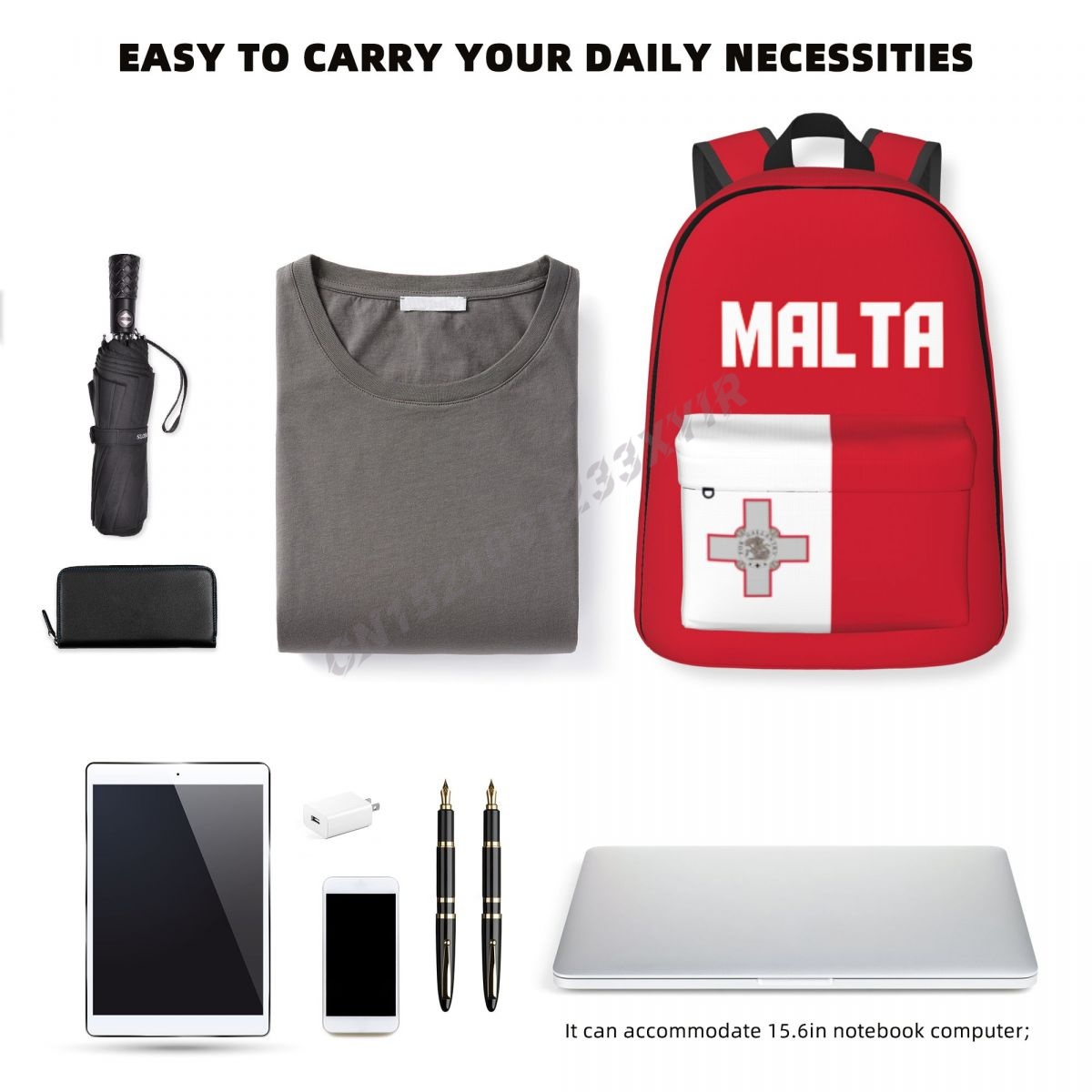 Unisex rugzak Malta vlag Malte - Phone Cases Malta recensie en prijs