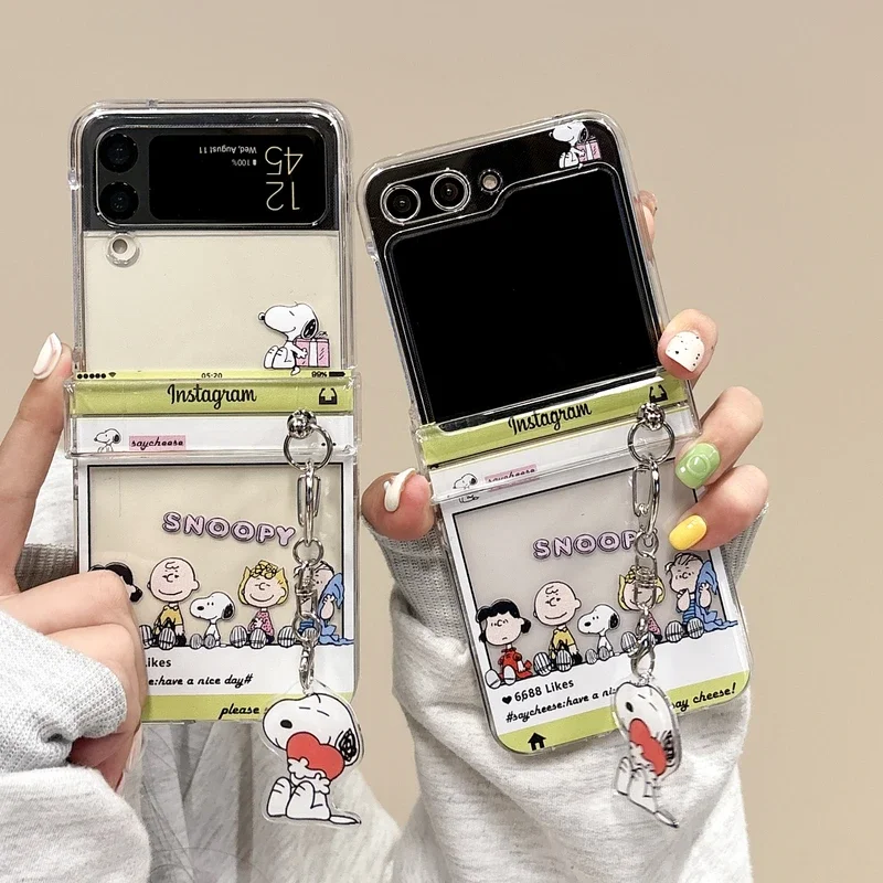 Schattig Cartoon Snoopy Charli - Phone Cases Transparent recensie en prijs