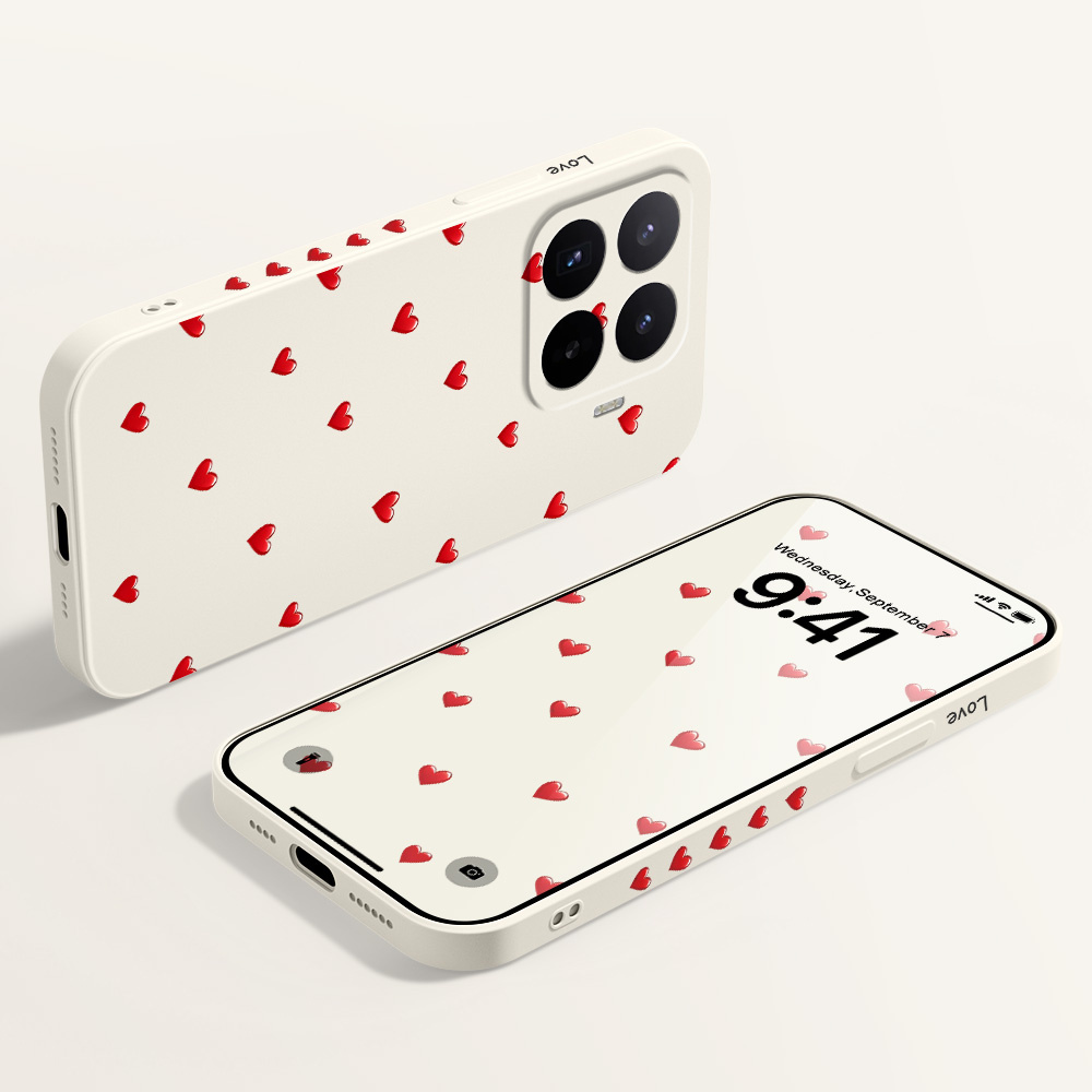 Karmozijnrode Hart Telefoonhoe - Phone Cases Xiaomi 15T recensie en prijs