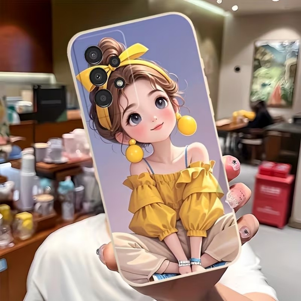 Schattig cartoonmeisjes patroo - Phone Cases Girls recensie en prijs