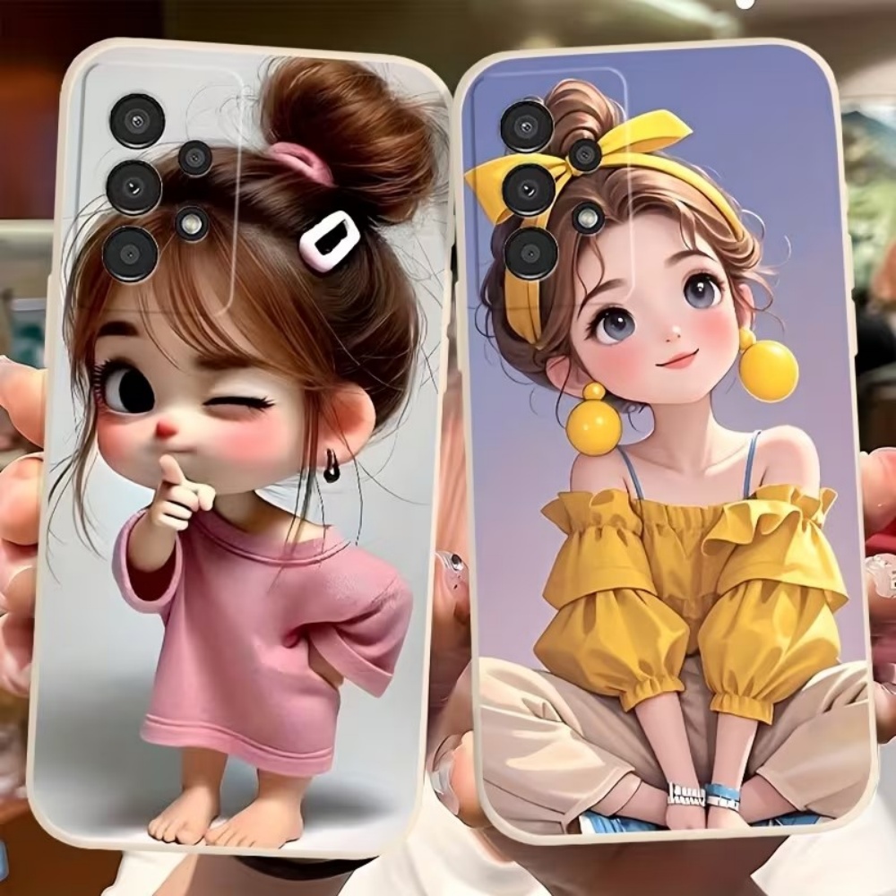 Schattig cartoonmeisjes patroo - Phone Cases Girls recensie en prijs
