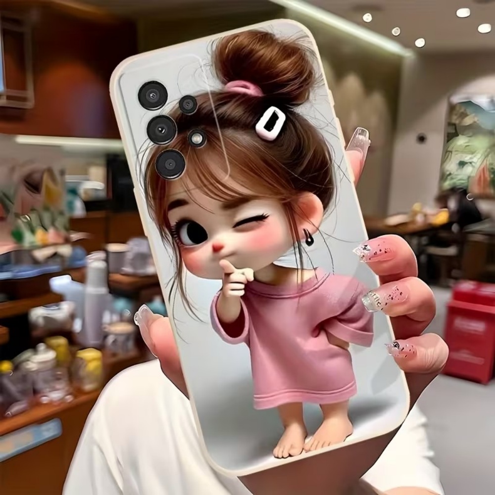 Schattig cartoonmeisjes patroo - Phone Cases Girls recensie en prijs