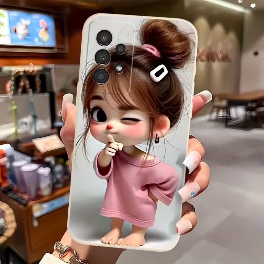 Schattig cartoonmeisjes patroo - Phone Cases Girls recensie en prijs