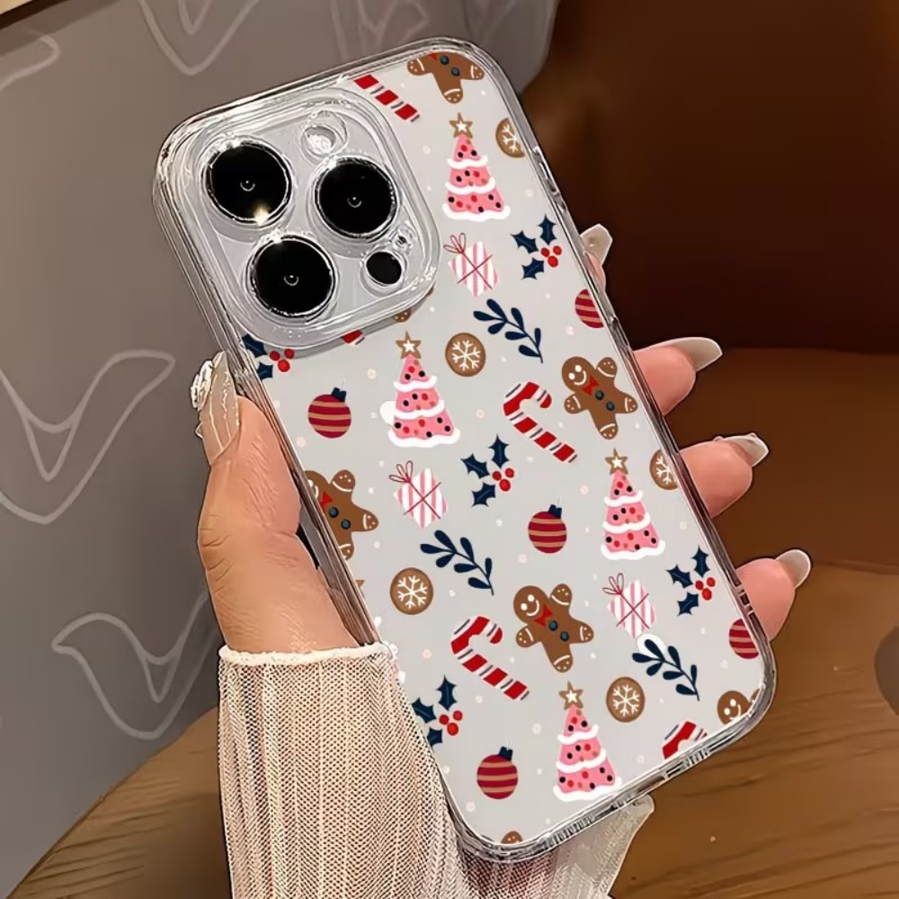 Kerstmis-thema transparante te - Phone Cases Drop Proof recensie en prijs
