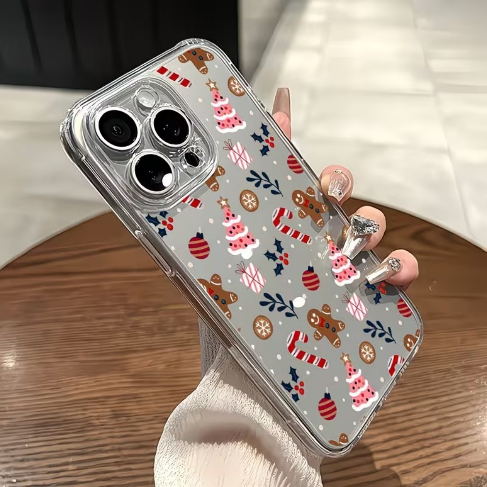 Kerstmis-thema transparante te - Phone Cases Drop Proof recensie en prijs