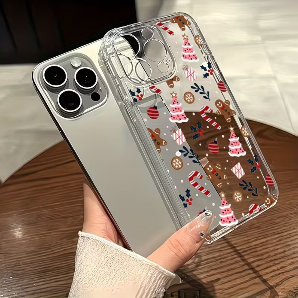 Kerstmis-thema transparante te - Phone Cases Drop Proof recensie en prijs