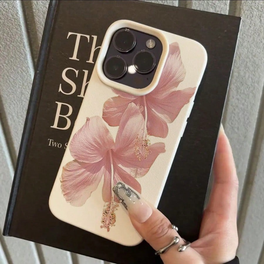 Roze Hibiscus Elegante Hoge Es - Phone Cases Drop Proof recensie en prijs