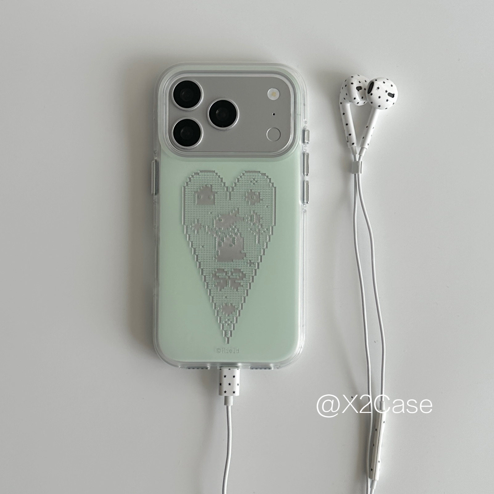 Koreaanse Ins niche groene lie - Phone Cases Korea recensie en prijs